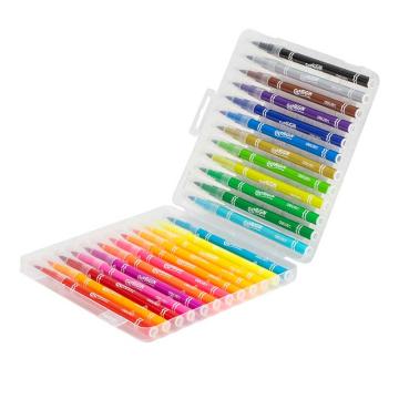 得力 24色软头水彩笔，70681 (混)(24色) 售卖规格：1盒