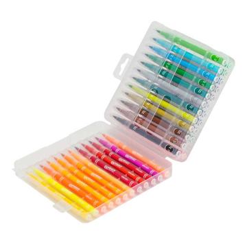 得力 36色软头水彩笔，70686 (混)(36色) 售卖规格：1盒