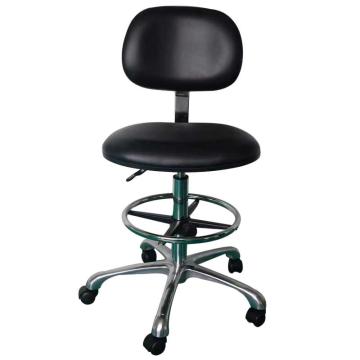 好适 防静电皮革工作椅,可调节高度580-850mm,椅面尺寸450×425mm，12031 售卖规格：1把