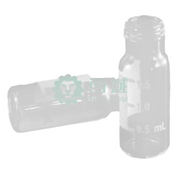 泰坦 2mL透明样品瓶，8-425螺口 带书写处带刻度 11.6×32mm 进口特优硼硅玻璃，1盒（100个/盒），FXJYP-0009 售卖规格：1盒