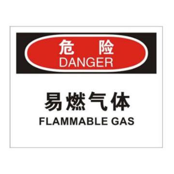 安赛瑞 OSHA危险标识-易燃气体，不干胶材质，250×315mm，31216 售卖规格：1张