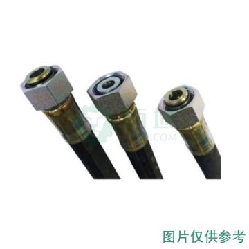 力孚（青岛橡六） 钢丝缠绕胶管总成,DN13-2SP-20000mm