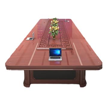 中伟 大型油漆会议桌长条桌现代简约会议室接待洽谈桌，HYZ-322 9米 9000*2200*800mm 售卖规格：1张