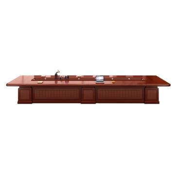中伟 油漆会议桌培训桌实木贴皮长条桌，ZWHYZ-29 4米 4000*1600*760mm 售卖规格：1张