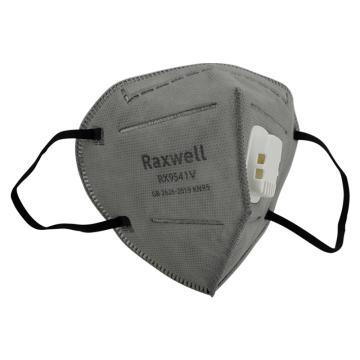 Raxwell 防尘及有机气体异味口罩，RX9541V KN95，活性炭，带阀，耳戴式 售卖规格：30只/盒