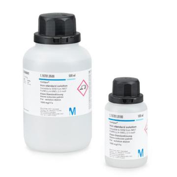 默克/MERCK 钇标液，1.19809.0500 Y(NO₃)₃ in HNO₃溶液，1000mg/l，500ml/瓶 售卖规格：1瓶