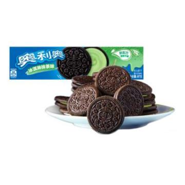 奥利奥/Oreo 饼干，冰淇淋抹茶味夹心，97g 售卖规格：1盒