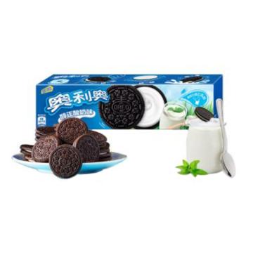 奥利奥/Oreo 饼干，醇正酸奶口味夹心，97g 售卖规格：1盒