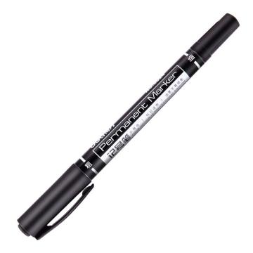 得力 记号笔，6824 黑色 黑色 线幅1.0-0.5mm 售卖规格：1支