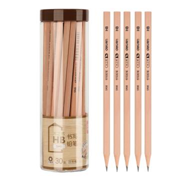 得力 木世界系列铅笔，S940原木色 HB 六角笔杆（30支/筒） 售卖规格：1筒