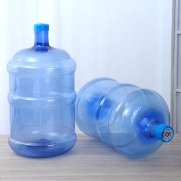 牧隼 飲水塑料桶，圓形18.9L 藍色