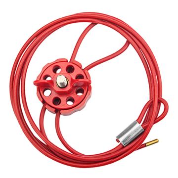 博士 轮式缆绳锁，博士 轮式缆绳锁 红色，BD-L31 工程塑料PC+外层PVC包不锈钢缆绳 红色 售卖规格：1个