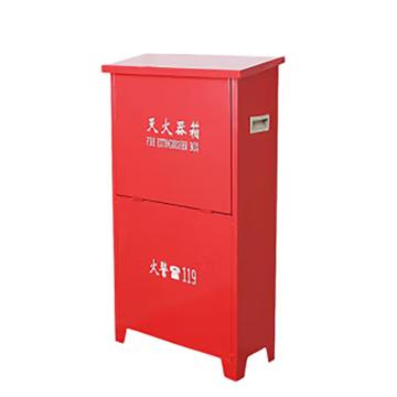 洪湖 二氧化碳灭火器箱，5KGX2,0.6厚，750*480*220mm 售卖规格：1个