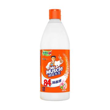 威猛先生/Mr Muscle 84消毒液，清新花香 500g 售卖规格：1瓶