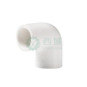 万鑫军联 U-PVC给水管件弯头，63mm 售卖规格：1个