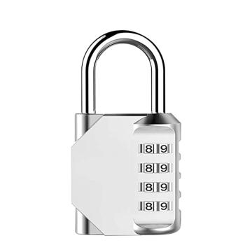 炬芯 锌合金密码锁，锁体宽43mm 四位密码 ZB4349 银色 银色 售卖规格：1个