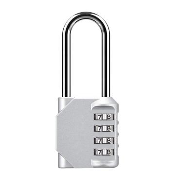 炬芯 锌合金长梁密码锁，锁体宽43mm 锁钩净高53mm ZB4349L 银色 银色 售卖规格：1个