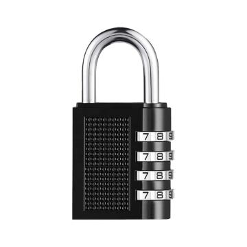 炬芯 锌合金4位密码锁，锁体宽42mm 锁钩净高26mm 黑色 售卖规格：1个