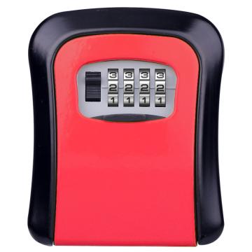 炬芯 壁挂式密码钥匙盒，外部尺寸95*114*40mm 红色 售卖规格：1个