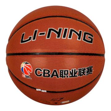 李宁 7号篮球，LBQK587-1 CBA比赛用篮球室内外兼用PU材质蓝球 7# 售卖规格：1个
