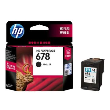 惠普/HP 墨盒，CZ107AA 678号 黑色 适用Deskjet2515、480页 售卖规格：1个