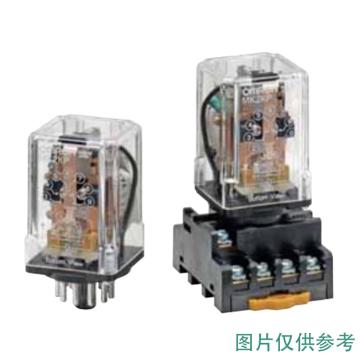 欧姆龙/OMRON 小型功率继电器含底座，MK2KP AC220+PF113A 售卖规格：1个