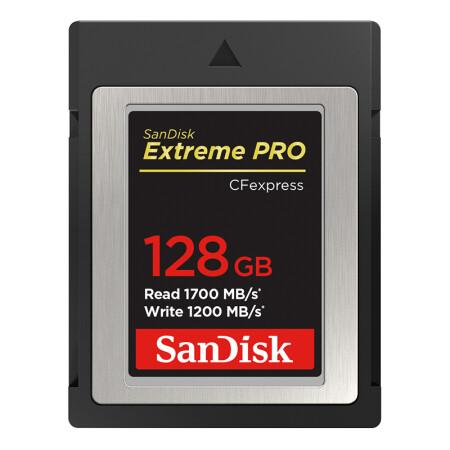 闪迪/SanDisk CFE卡，SDCFE 128G 读速1700M 写速1200M 售卖规格：1张