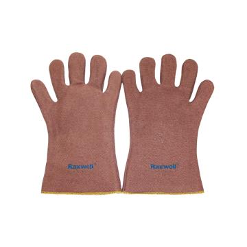 Raxwell 250℃耐高温手套，RW2807 灰色，32cm，1副/袋 售卖规格：1副