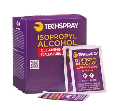 TECHSPRAY 异丙醇擦拭纸，1610-50PK ，50片/盒 售卖规格：50片/盒
