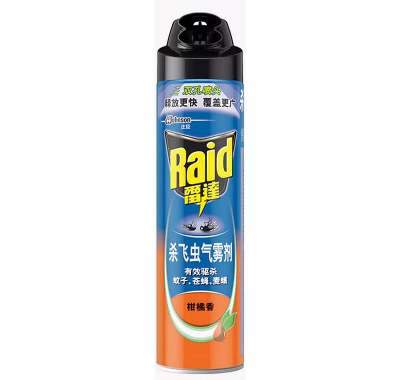雷达/Raid 杀虫气雾剂，柑橘香型 600ml 售卖规格：1瓶