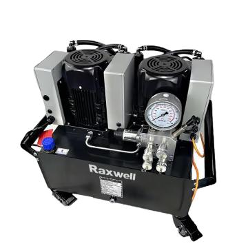 Raxwell 高效率液压扳手专用泵，RTHP0005 ，220V/700Bar，双无刷电机，高精度压力表 售卖规格：1台