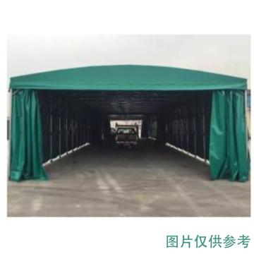 京路发 移动推拉帐篷，高3.5宽5长10米绿色，外形可参考JFW567 售卖规格：1套