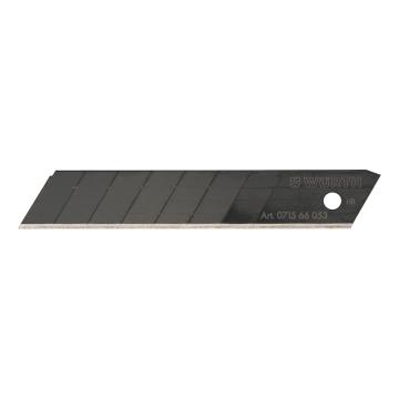 伍尔特/WURTH 黑色美工刀片，071566 053 18mm 售卖规格：1盒