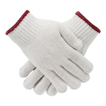 君御 1.5线手套，24cm，白色，棉 针织，12副/打 售卖规格：1副