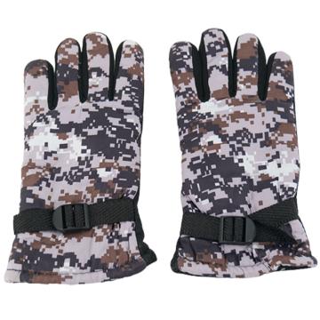 冰禹 加绒保暖手套，26cm，灰色 冬季防寒全指手套，均码，颜色随机 售卖规格：1双