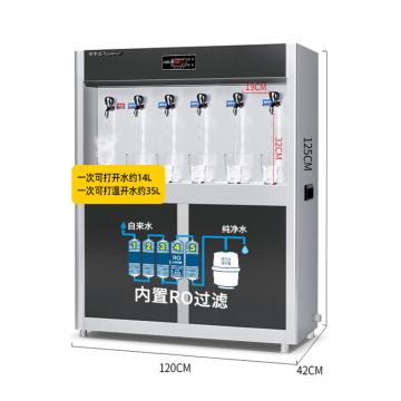 荣事达 饮水机，35L一开五温 五级RO反渗透 旋钮出水，RSD-6G+RO