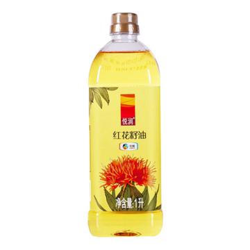 悦润 食用油，纯红花籽油，1L 售卖规格：1瓶