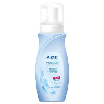 ABC 泡沫型私处清洁洗液私密护理卫生护理液，200ml/瓶 2瓶装