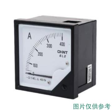 正泰/CHINT 6L2-A矩形交流电流表，6L2-A 400/5A 改进型.003 表盘尺寸:80mm 售卖规格：1台