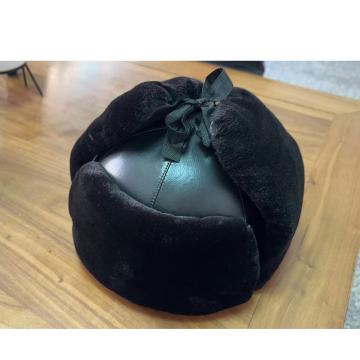 普达 仿羊剪绒棉安全帽，ABS-6016 黑色 20顶/箱 售卖规格：1顶