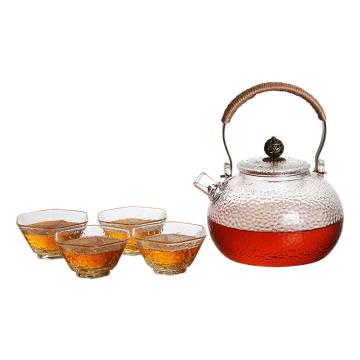 果兹 整套茶具，欣语玲珑茶具套装GZ-S38壶700ml+杯80ml*4
