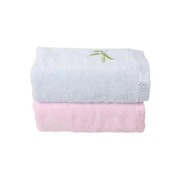 天琴 毛巾，竹纤维素色毛巾2条装TQ-Y83