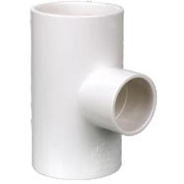 中财 PVC给水管异径三通，PVC给水管异径三通,DN75*50 售卖规格：1个