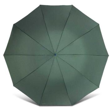 天堂伞 雨伞雨具，高密三折加大加固三人晴雨伞全钢十骨33212E