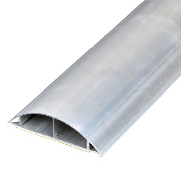 冰禹 152铝合金弧形地板线槽地槽，6号（长1米） 地面布线走线穿线槽 售卖规格：1个