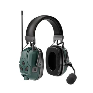 Raxwell 无线对讲耳罩，NRR27dB，RW7703 兼容各类模拟、数字对讲机，防爆设计 售卖规格：1副