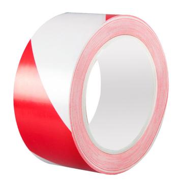 工邦达 红白PVC警示胶带，4.4cm*16m，GBD5098 售卖规格：1卷