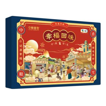 中粮 礼券月饼，中粮香雪幸福回味月饼礼盒净含量445g