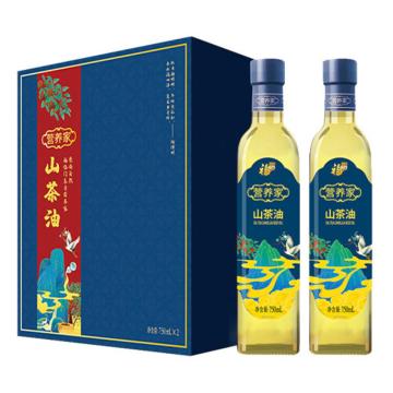 福临门 山茶油，营养家山茶油礼盒750ml*2