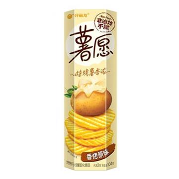 好丽友 休闲零食，104g薯愿香烤原味 （一件代发） 售卖规格：1袋